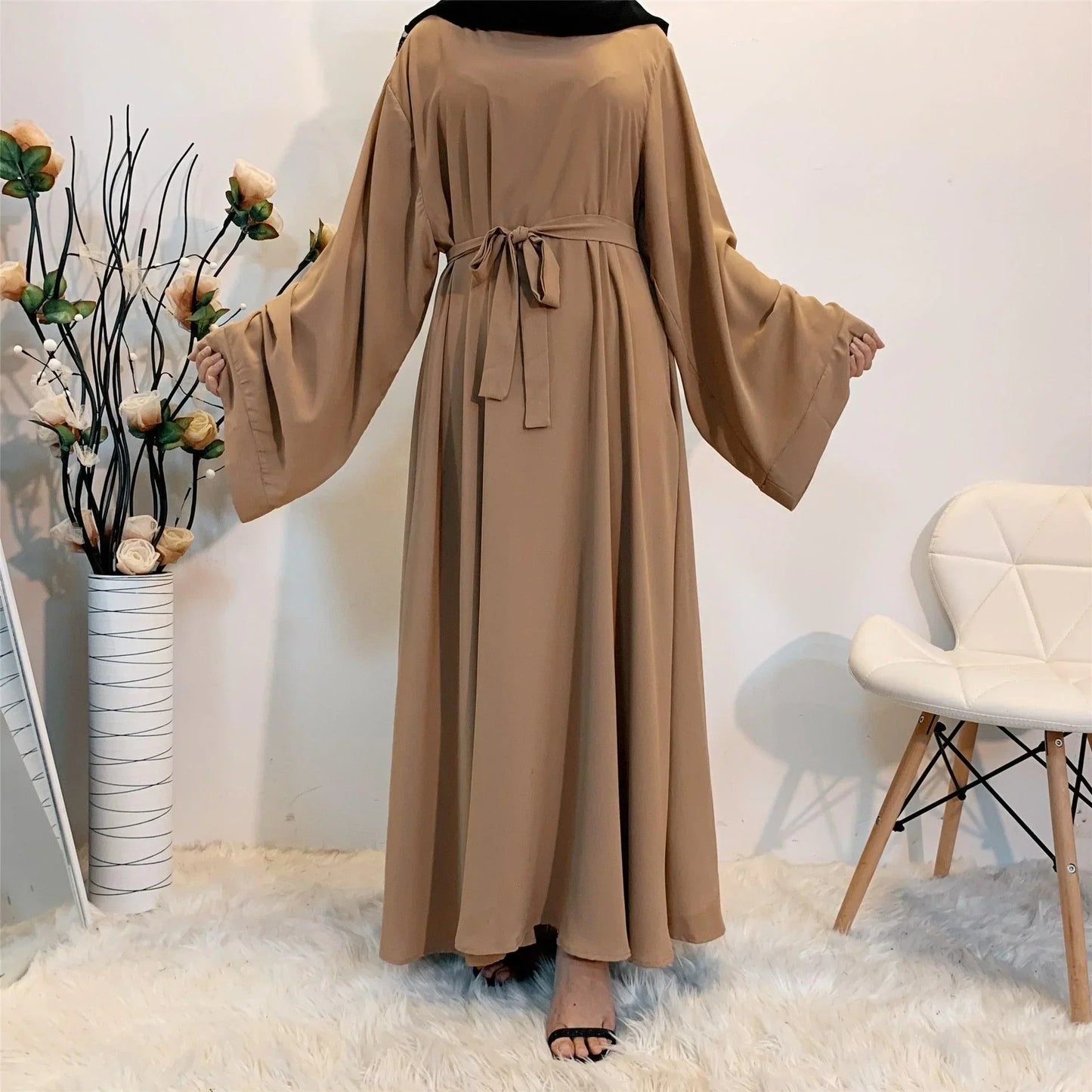 Fashion Hijab Dubai Abaya Long Dresses Women - Jazmie Jamaludin