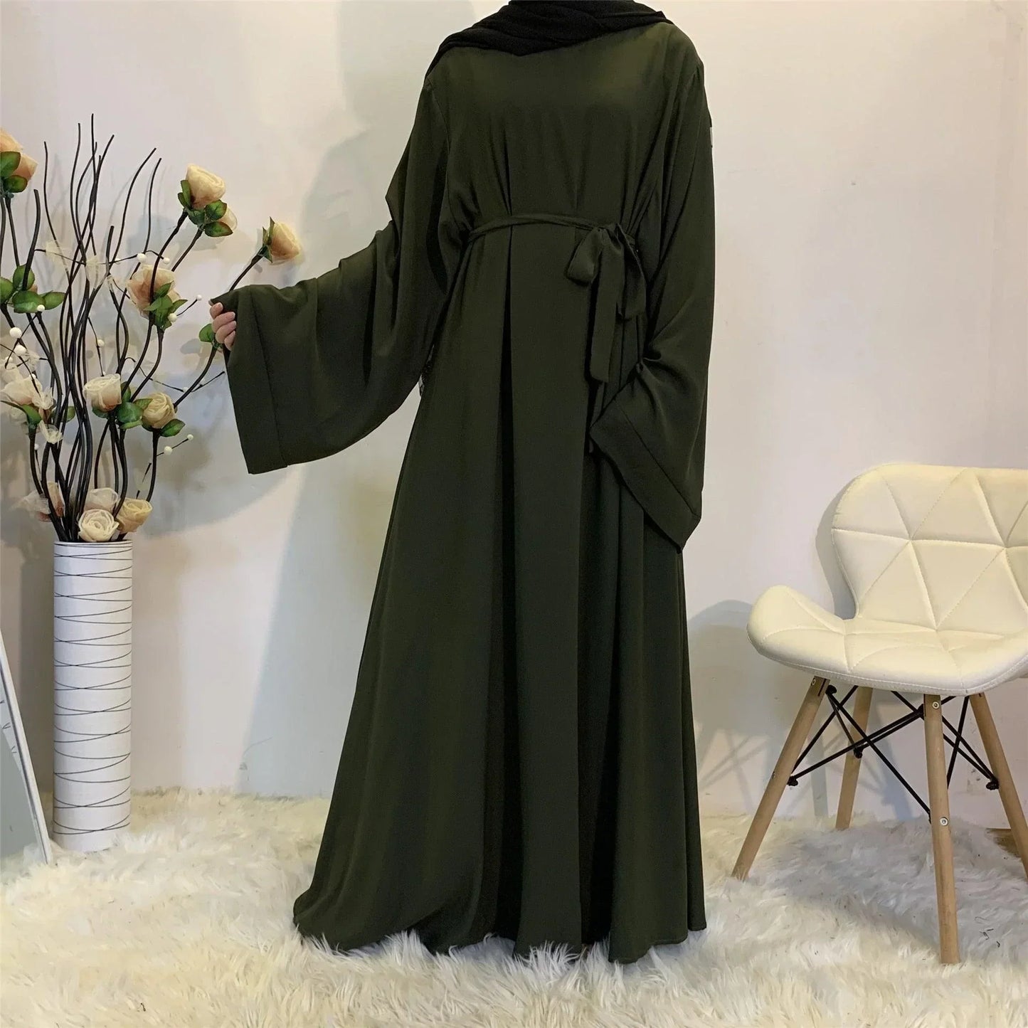 Fashion Hijab Dubai Abaya Long Dresses Women - Jazmie Jamaludin