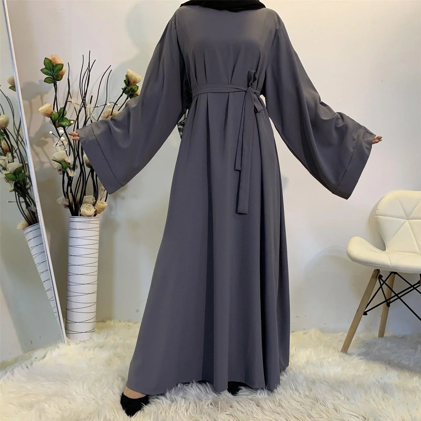 Fashion Hijab Dubai Abaya Long Dresses Women - Jazmie Jamaludin