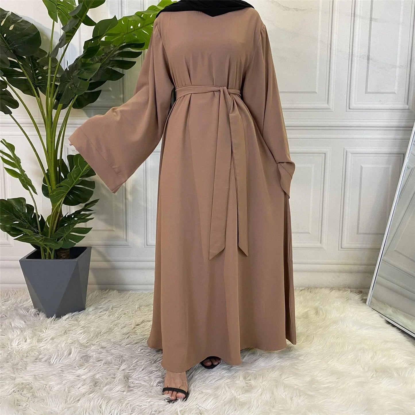 Fashion Hijab Dubai Abaya Long Dresses Women - Jazmie Jamaludin