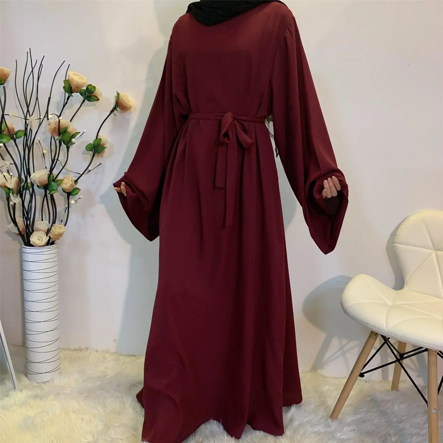 Fashion Hijab Dubai Abaya Long Dresses Women - Jazmie Jamaludin
