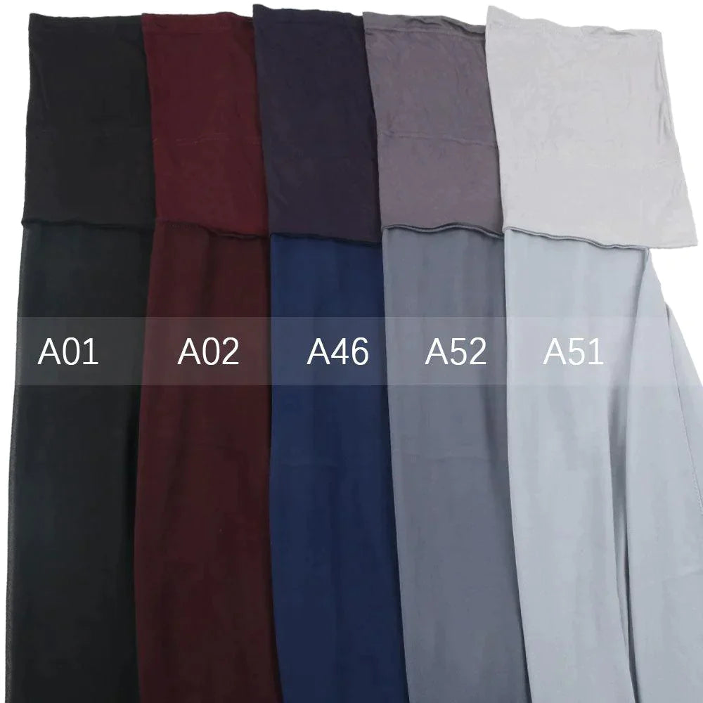 Muslim Women Pinless Hijab Chiffon With Inner Caps - Jazmie Jamaludin