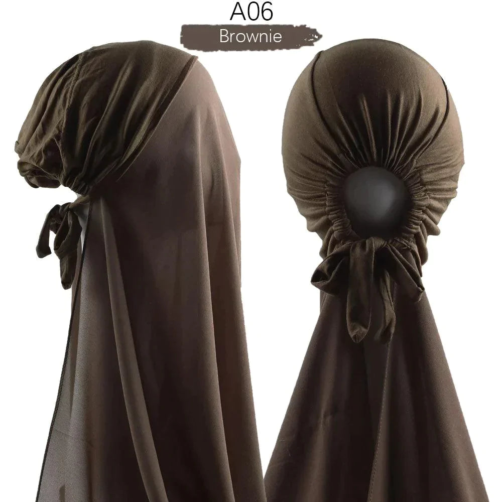 Pin Free Instant Chiffon Hijab Scarf - Jazmie Jamaludin