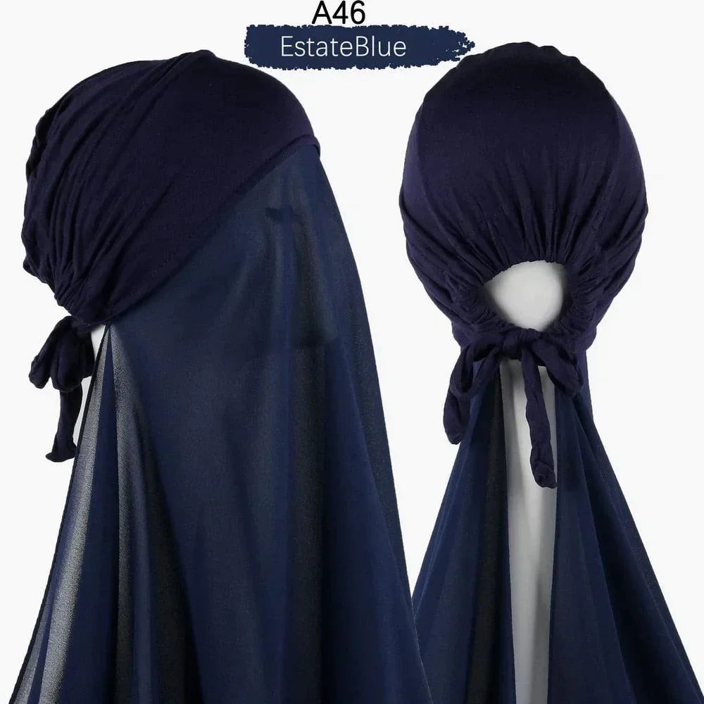 Pin Free Instant Chiffon Hijab Scarf - Jazmie Jamaludin