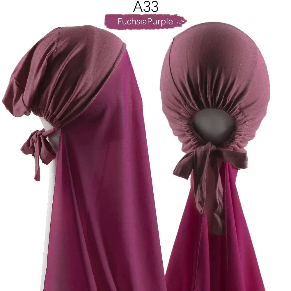 Pin Free Instant Chiffon Hijab Scarf - Jazmie Jamaludin