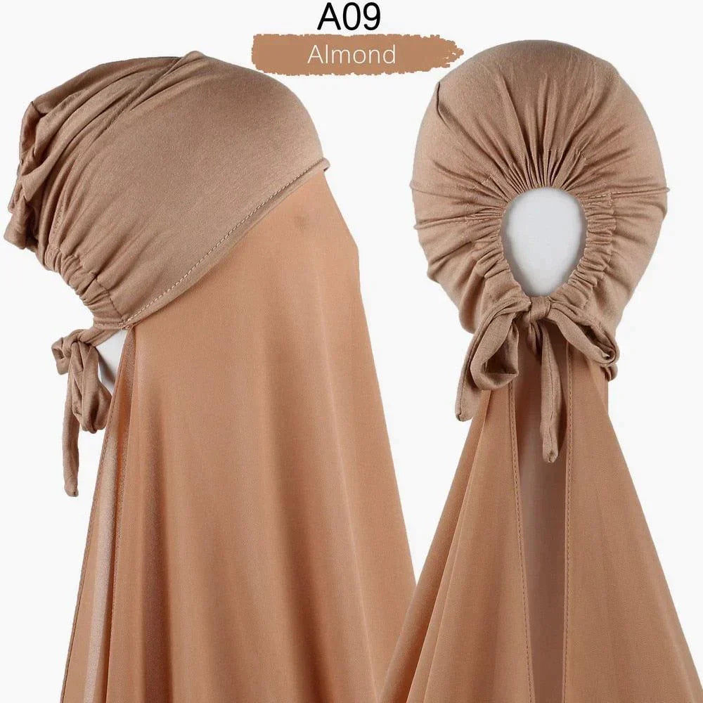 Pin Free Instant Chiffon Hijab Scarf - Jazmie Jamaludin