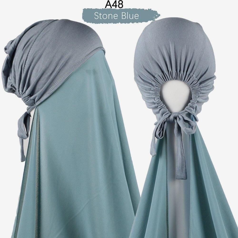 Pin Free Instant Chiffon Hijab Scarf - Jazmie Jamaludin