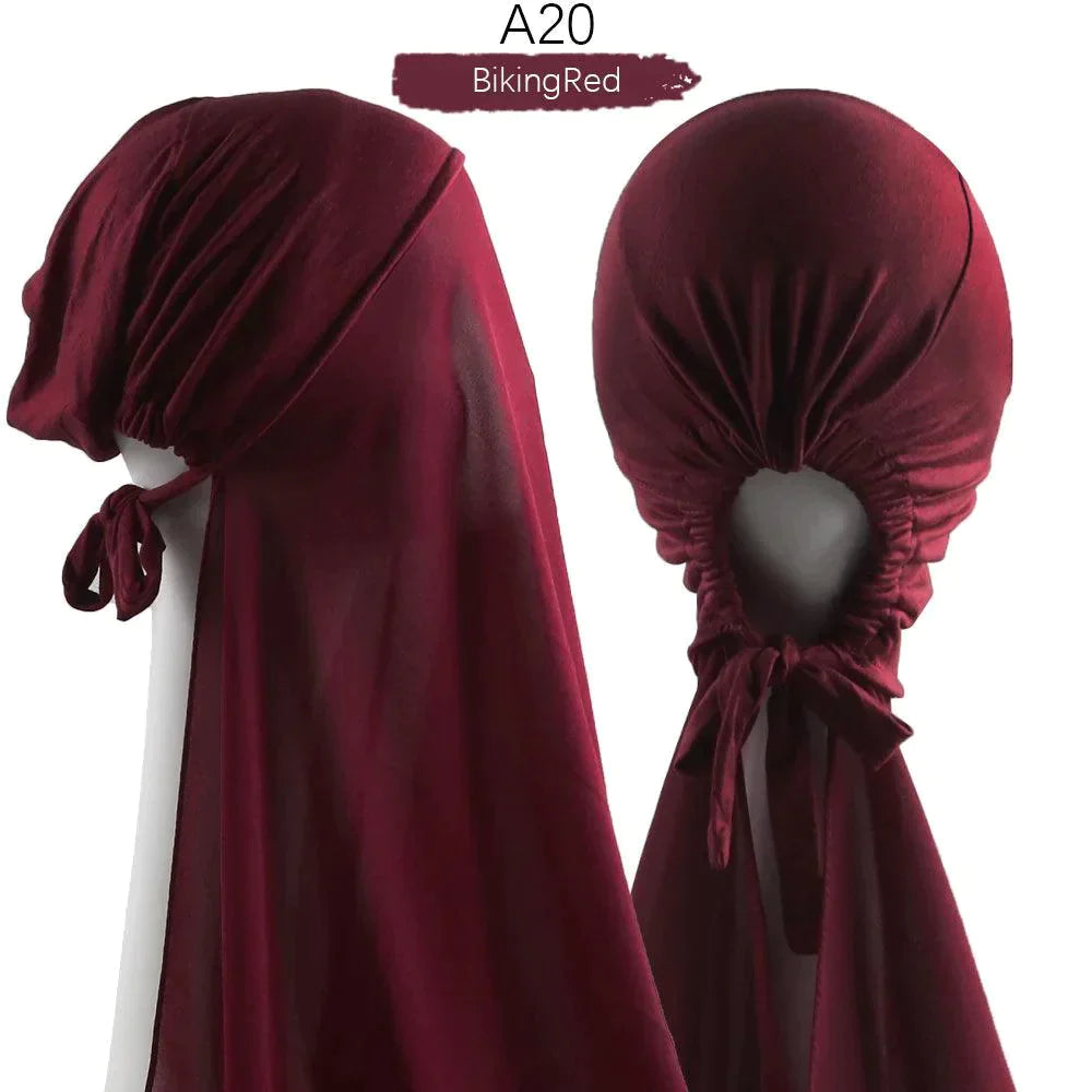 Pin Free Instant Chiffon Hijab Scarf - Jazmie Jamaludin