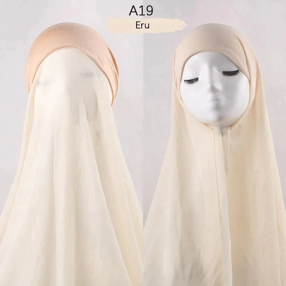Pin Free Instant Chiffon Hijab Scarf - Jazmie Jamaludin