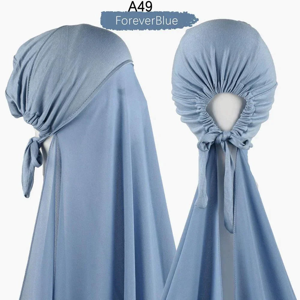 Pin Free Instant Chiffon Hijab Scarf - Jazmie Jamaludin