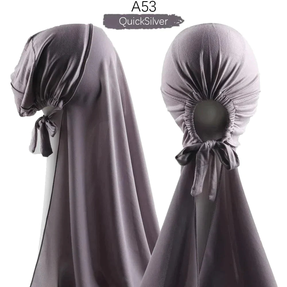 Pin Free Instant Chiffon Hijab Scarf - Jazmie Jamaludin