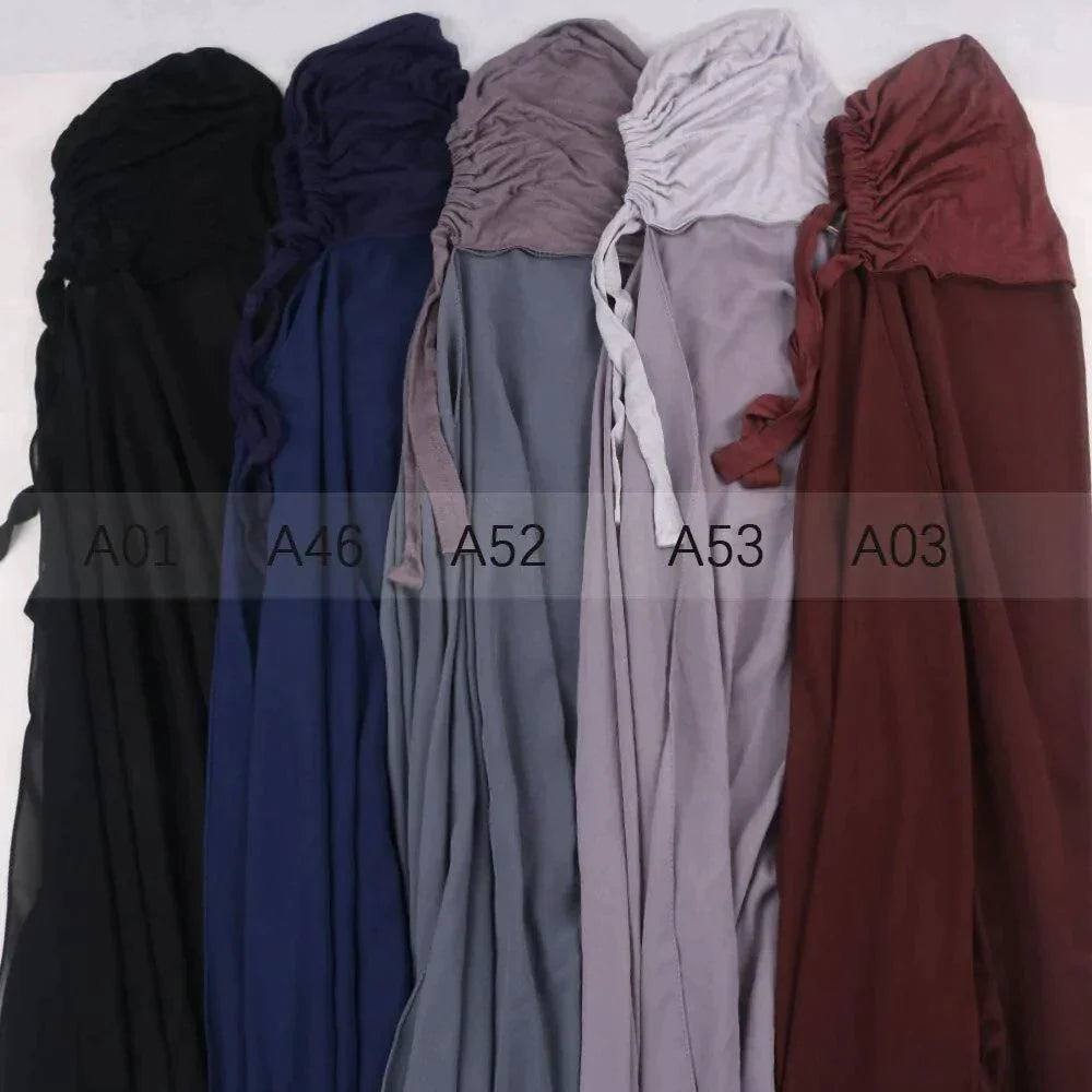Pin Free Instant Chiffon Hijab Scarf - Jazmie Jamaludin