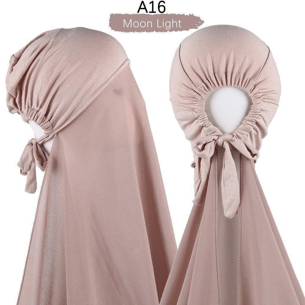 Pin Free Instant Chiffon Hijab Scarf - Jazmie Jamaludin