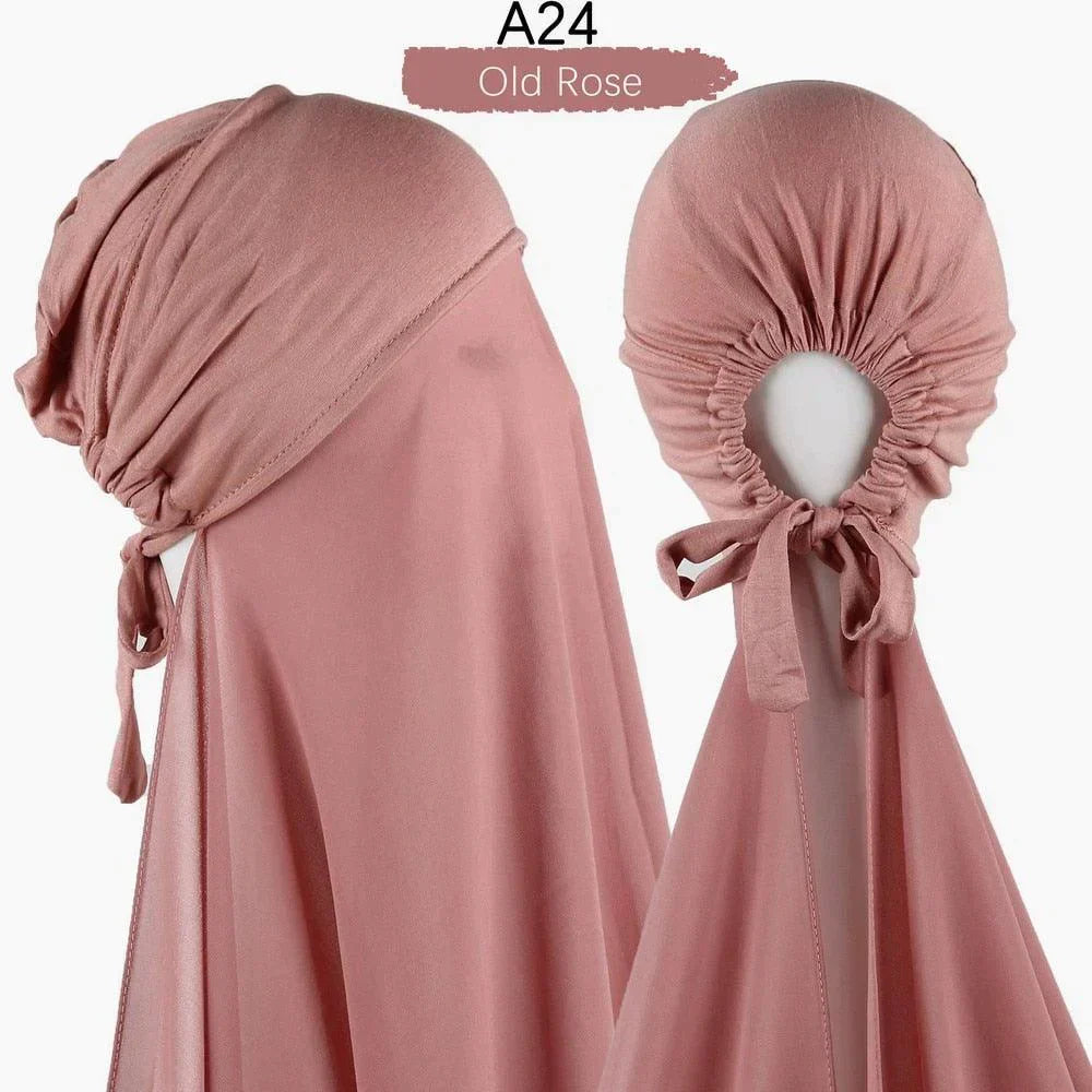Pin Free Instant Chiffon Hijab Scarf - Jazmie Jamaludin