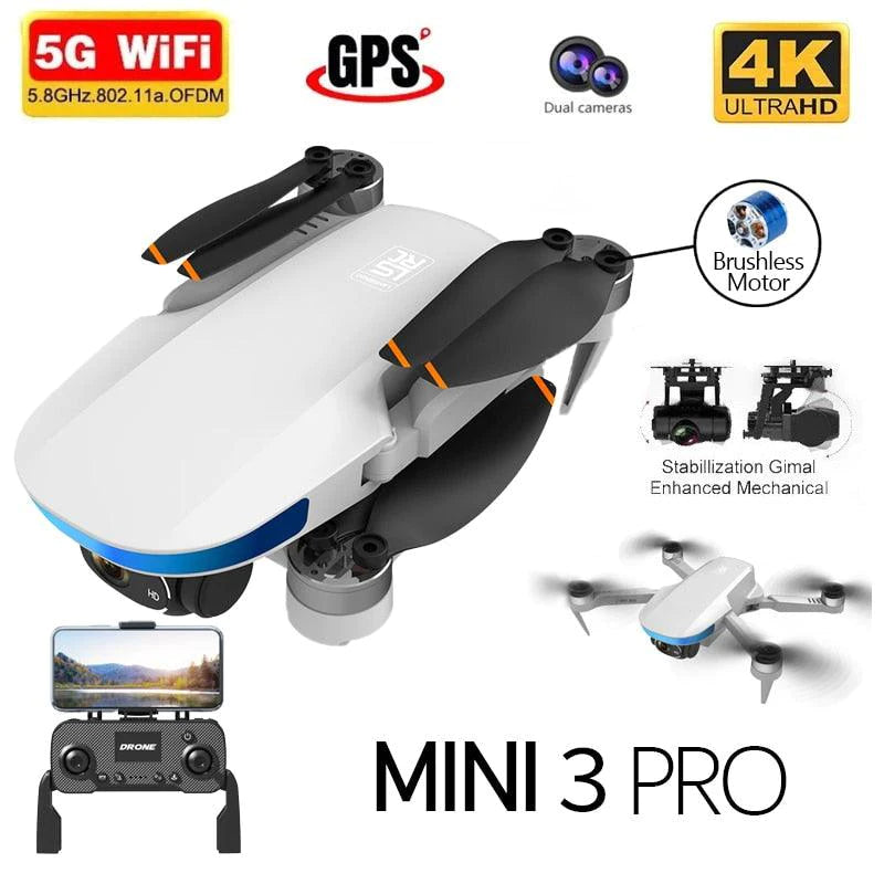 Mini 3 Pro Drone 4k Professional GPS 5 km Quadcopter - Jazmie Jamaludin