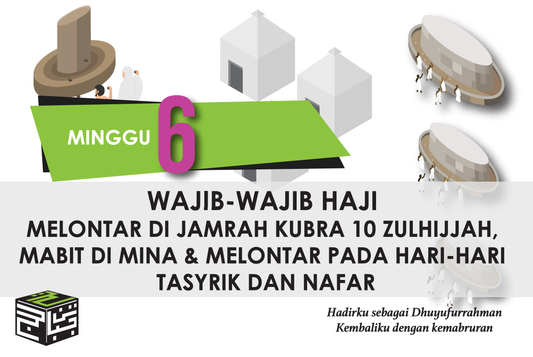 Wajib-Wajib Haji: Melontar di Jamrah Kubra 10 Zulhijjah, Mabit di Mina & Melontar Pada Hari-Hari Tasyrik dan Nafar