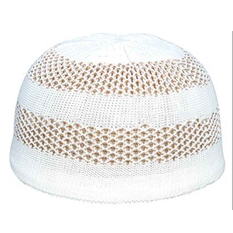 Cotton Embroidery Men Prayer Hat - Jazmie Jamaludin