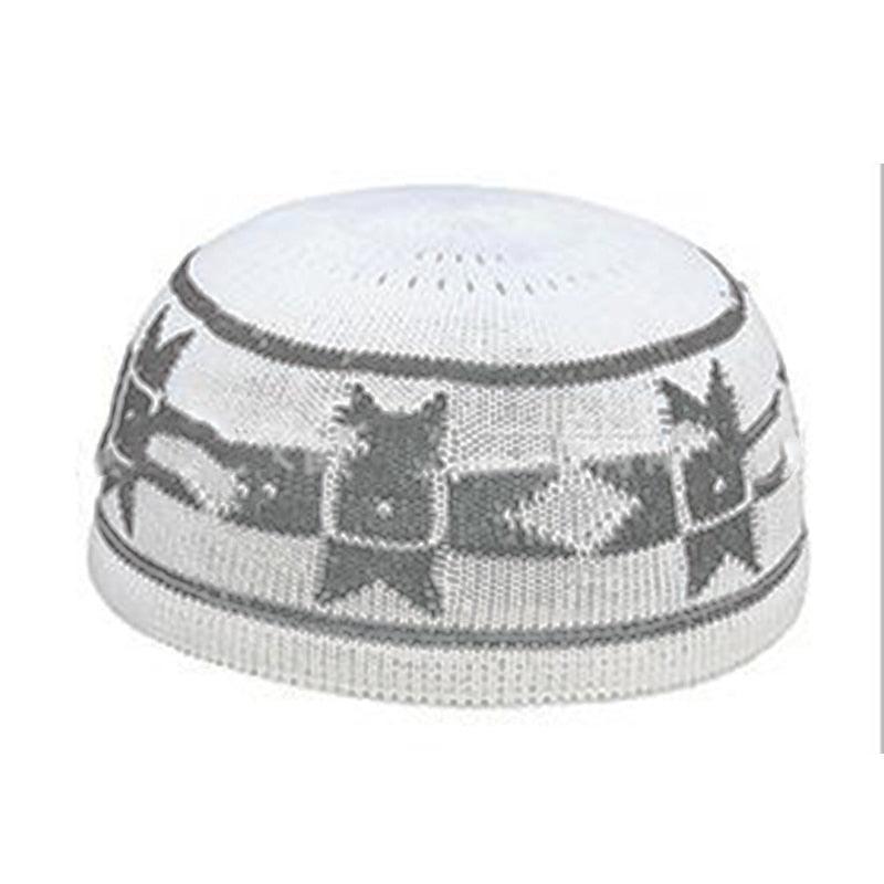 Cotton Embroidery Men Prayer Hat - Jazmie Jamaludin