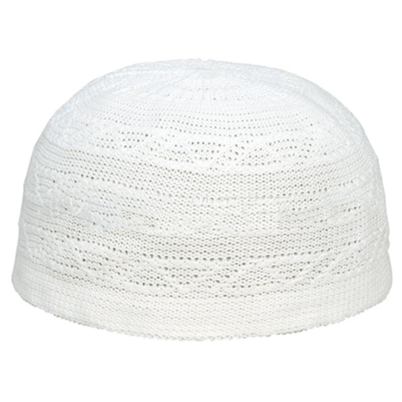 Cotton Embroidery Men Prayer Hat - Jazmie Jamaludin