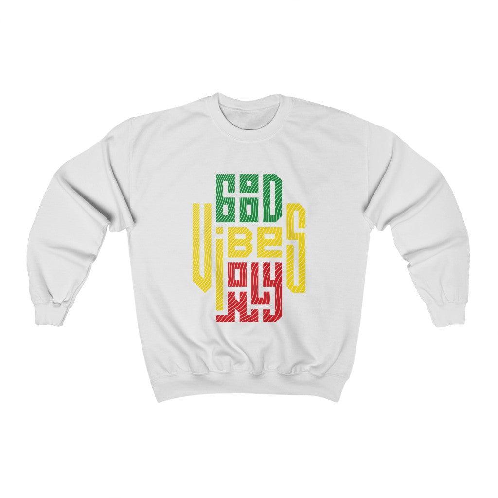 Crewneck Sweatshirt - Good Vibes Only - Jazmie Jamaludin