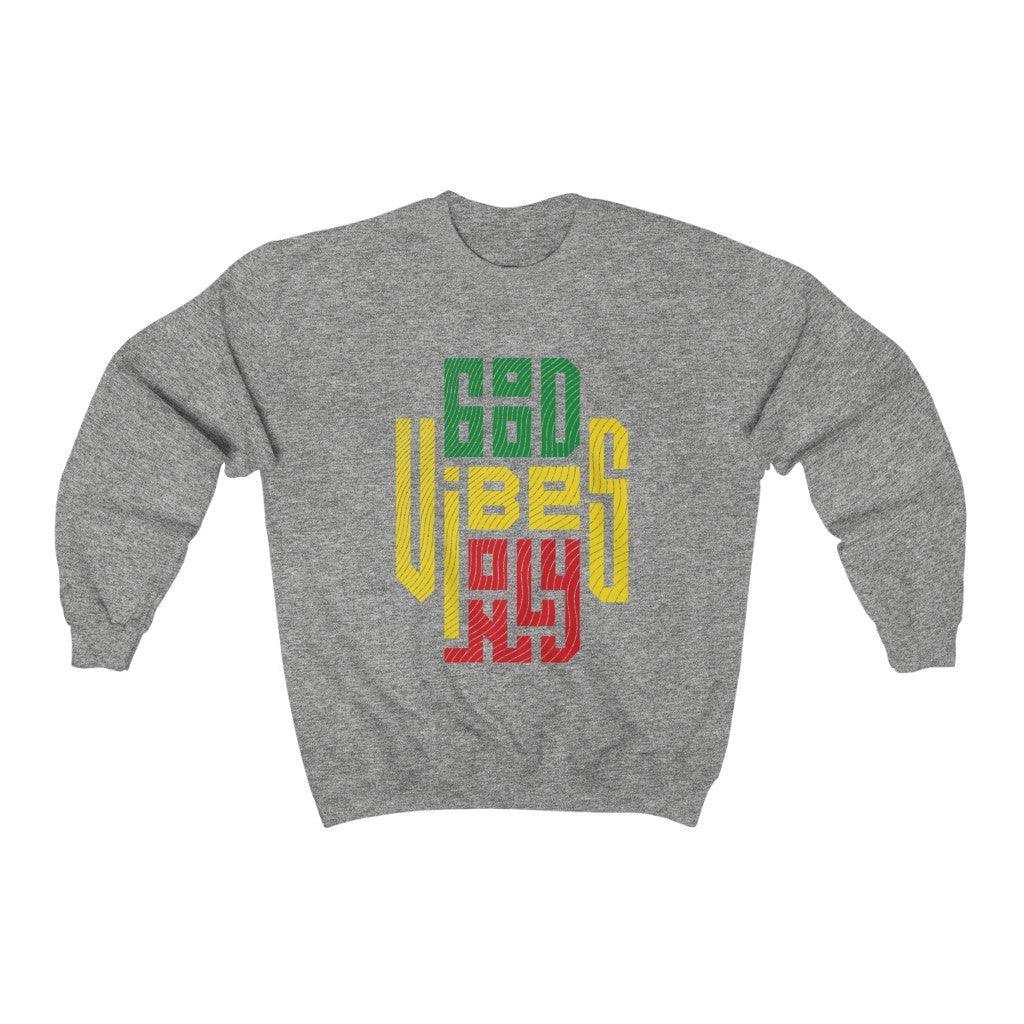 Crewneck Sweatshirt - Good Vibes Only - Jazmie Jamaludin