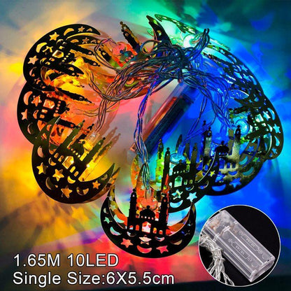 Decorations Moon Star Led String Lights - Jazmie Jamaludin