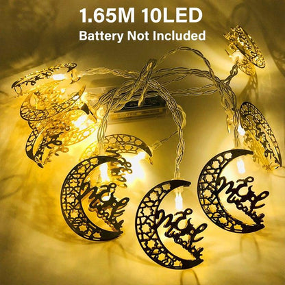 Decorations Moon Star Led String Lights - Jazmie Jamaludin