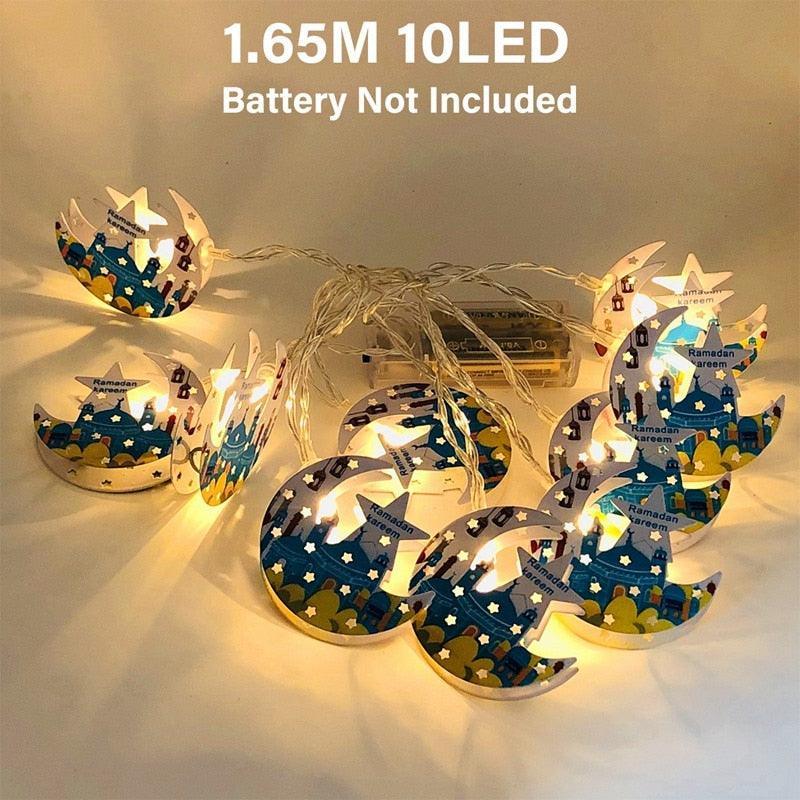 Decorations Moon Star Led String Lights - Jazmie Jamaludin