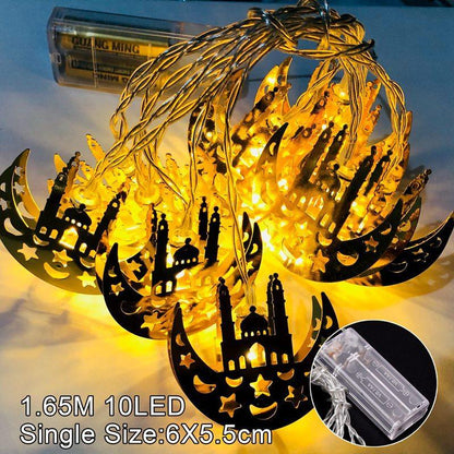 Decorations Moon Star Led String Lights - Jazmie Jamaludin