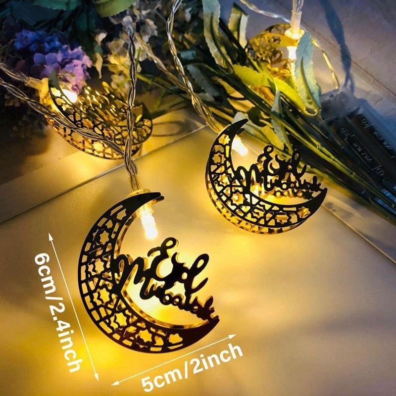 Decorations Moon Star Led String Lights - Jazmie Jamaludin