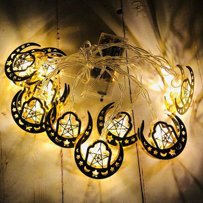 Decorations Moon Star Led String Lights - Jazmie Jamaludin