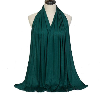 Fashion Cotton Jersey Hijab Scarf Long - Jazmie Jamaludin