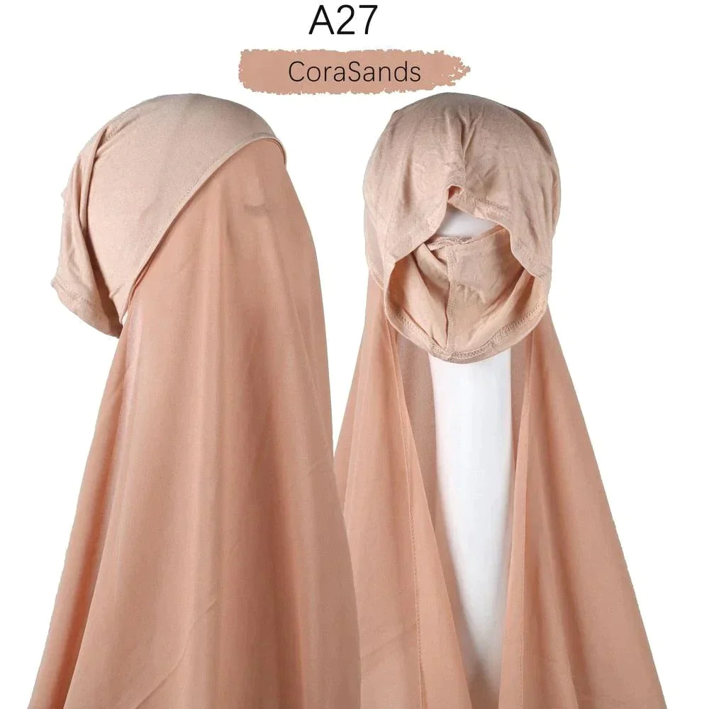 Instant Hijab Chiffon Jersey - Jazmie Jamaludin