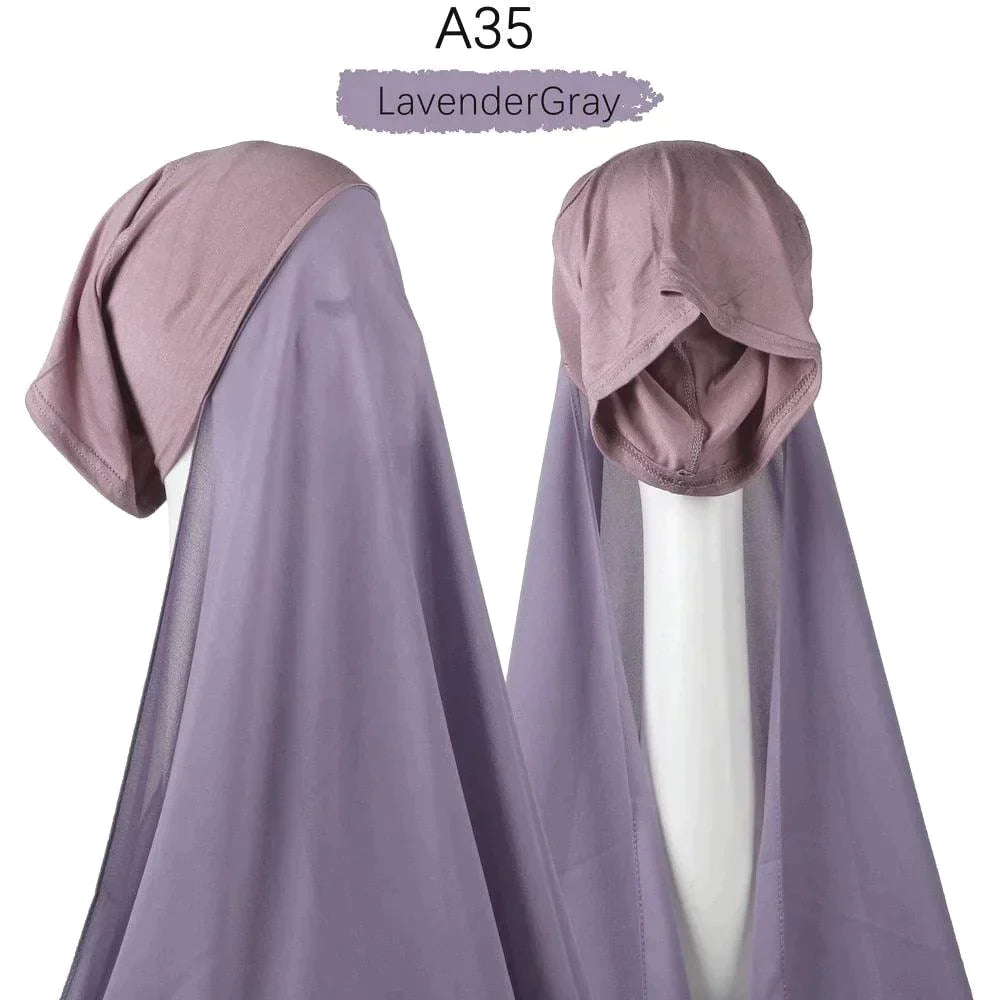 Instant Hijab Chiffon Jersey - Jazmie Jamaludin