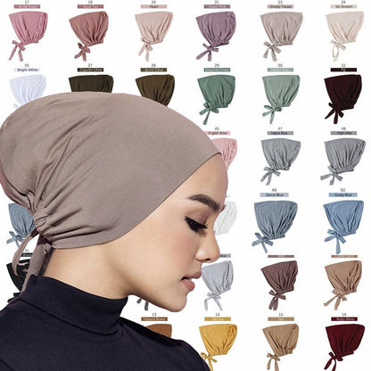 Muslim Women Elastic Tie Back Inner Hijab - Jazmie Jamaludin