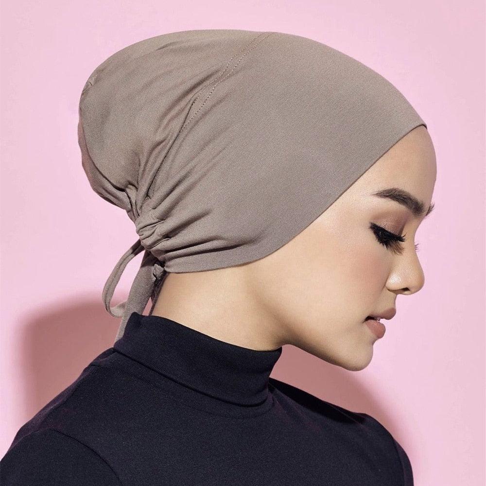 Muslim Women Elastic Tie Back Inner Hijab - Jazmie Jamaludin