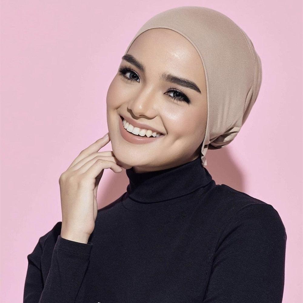 Muslim Women Elastic Tie Back Inner Hijab - Jazmie Jamaludin