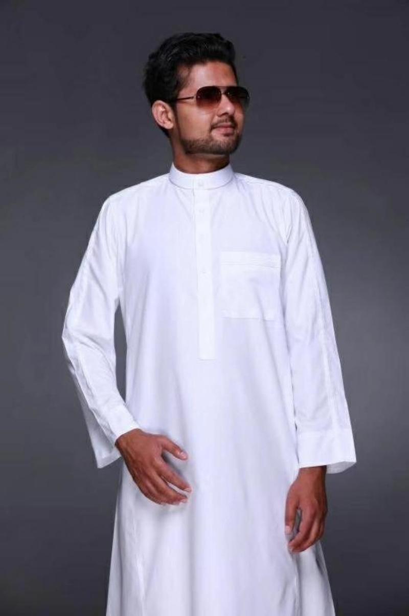 White Jubbah Muslim Dress - Jazmie Jamaludin