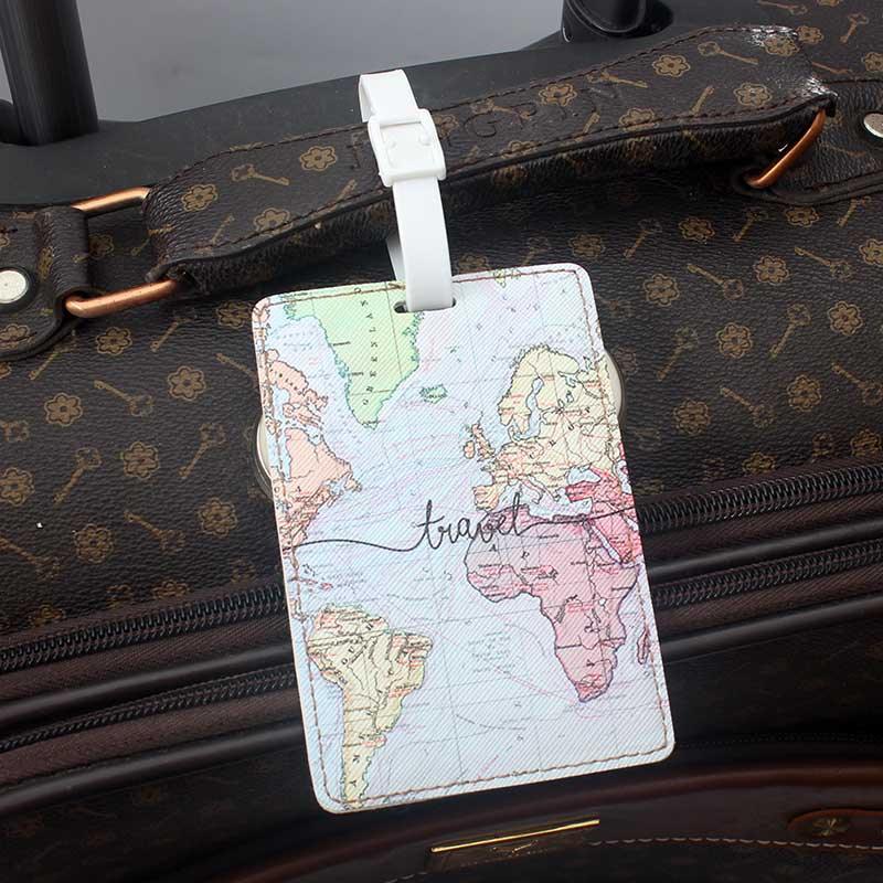 Creative World Map High Quality Travel Luggage Tag - Jazmie Jamaludin