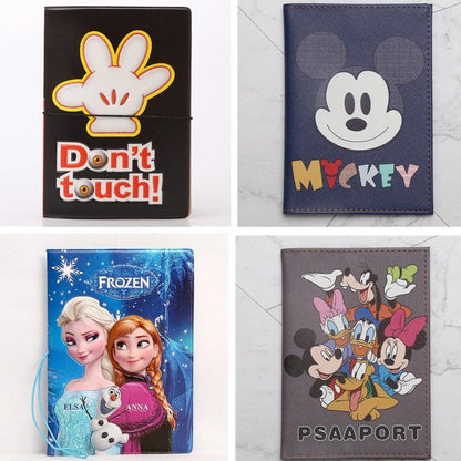 Disney Passport Cover Cartoon Print Travel Passport Case - Jazmie Jamaludin