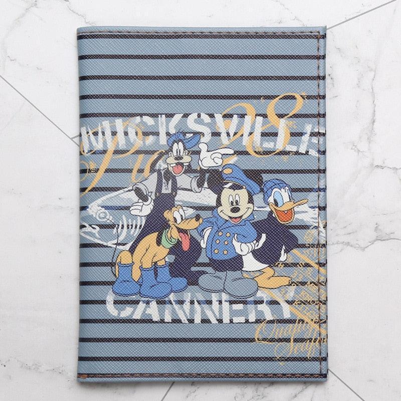 Disney Passport Cover Cartoon Print Travel Passport Case - Jazmie Jamaludin