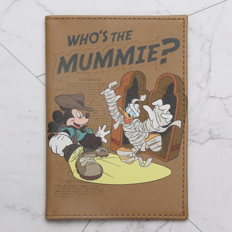 Disney Passport Cover Cartoon Print Travel Passport Case - Jazmie Jamaludin