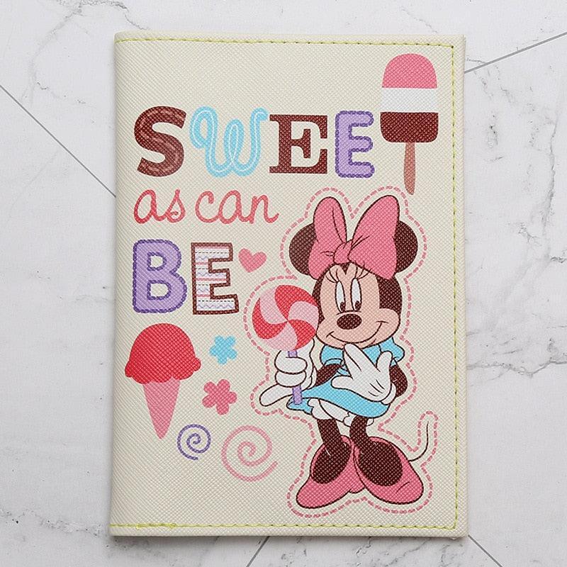 Disney Passport Cover Cartoon Print Travel Passport Case - Jazmie Jamaludin