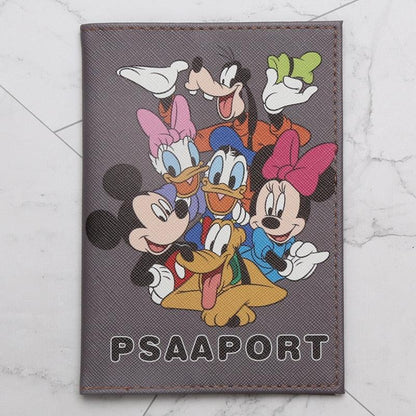 Disney Passport Cover Cartoon Print Travel Passport Case - Jazmie Jamaludin