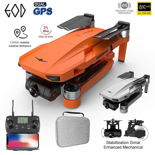 GPS Drone 4k Profesional 8K HD Camera Aerial Photography Quadcopter 1.2 km - Jazmie Jamaludin