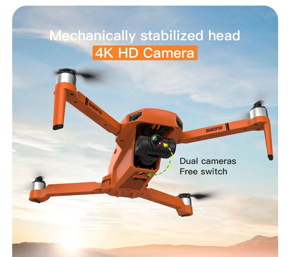 GPS Drone 4k Profesional 8K HD Camera Aerial Photography Quadcopter 1.2 km - Jazmie Jamaludin