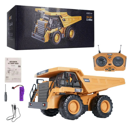 RC Excavator 2.4G Engineering Vehicle Crawler Truck Bulldozer - Jazmie Jamaludin