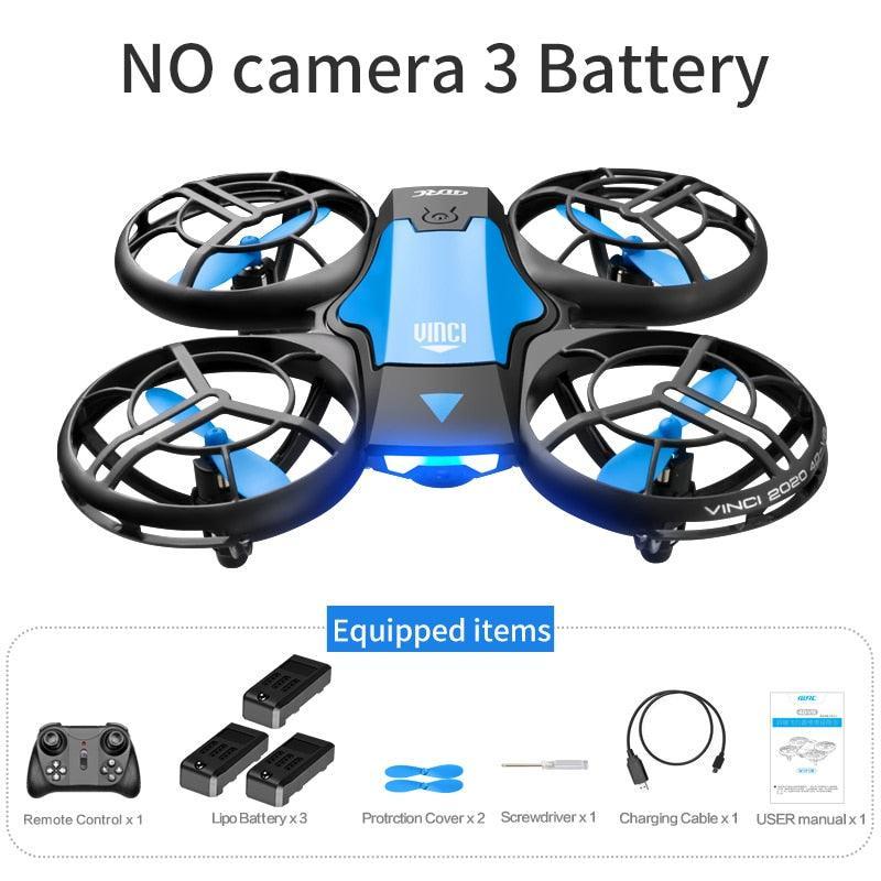 V8 Mini Drone 4K 1080P HD Camera WiFi Air Pressure Height Maintain Foldable Quadcopter - Jazmie Jamaludin