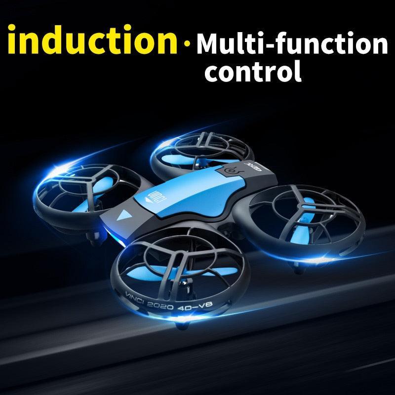 V8 Mini Drone 4K 1080P HD Camera WiFi Air Pressure Height Maintain Foldable Quadcopter - Jazmie Jamaludin